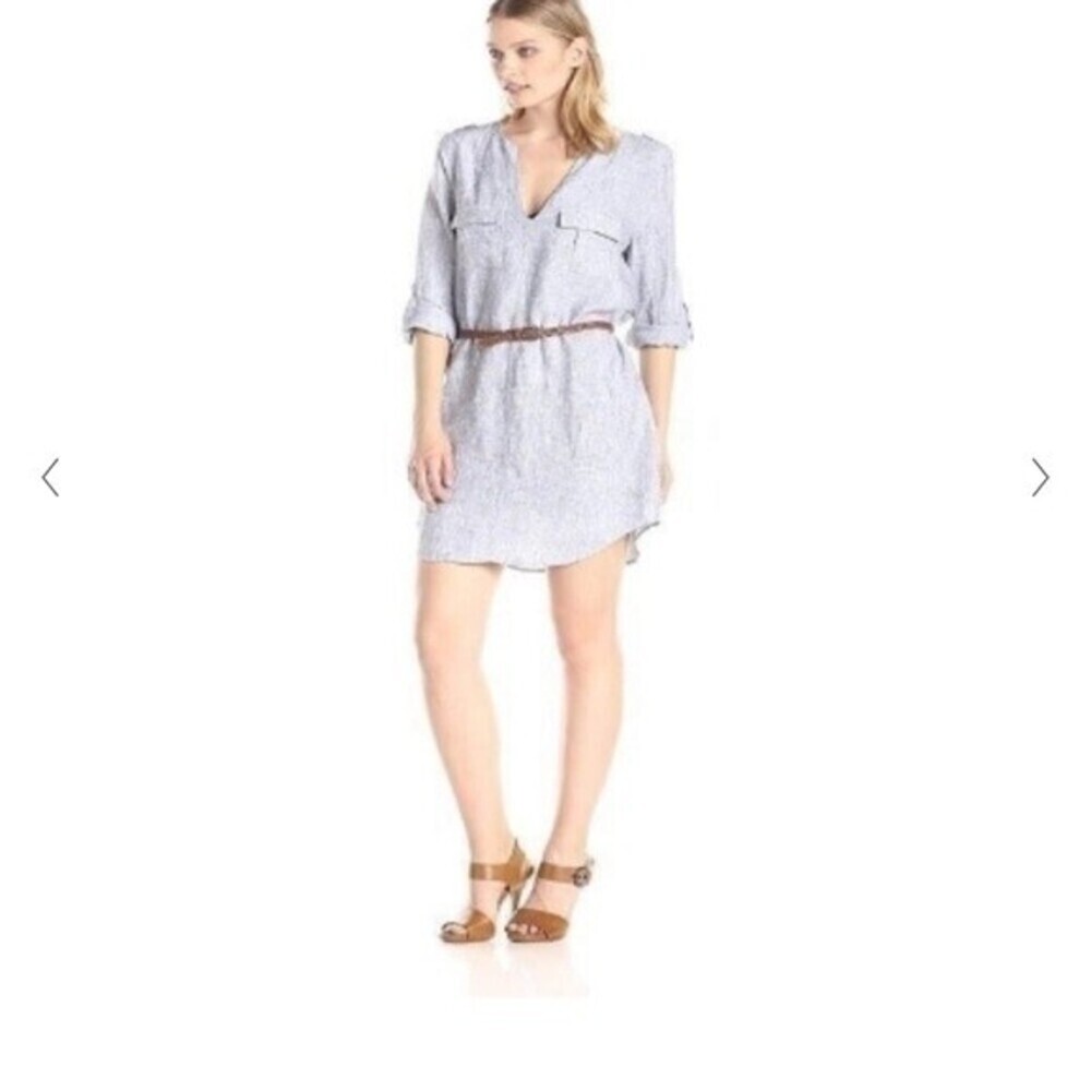 Joie XXS Rathana C Linen dress - gray - Picture 2 of 16
